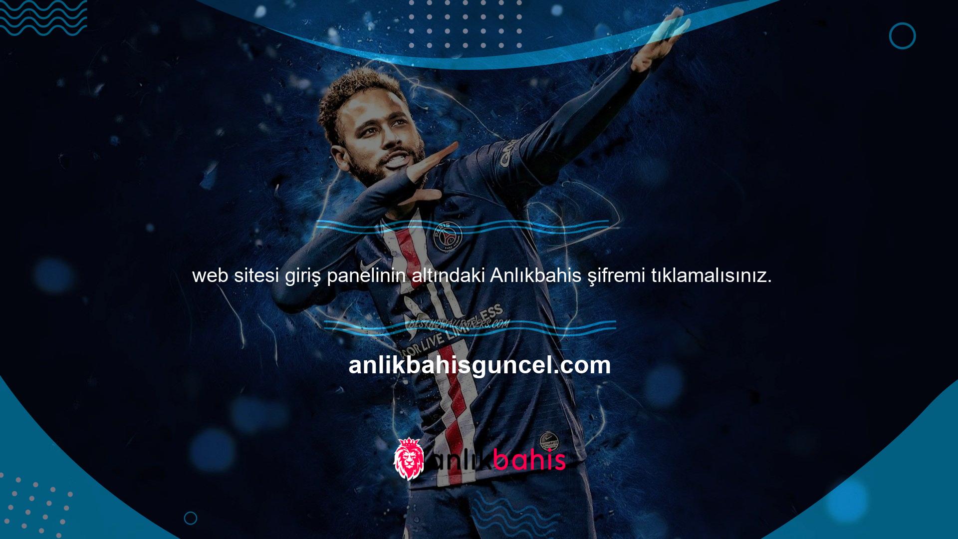 Bu adımı tamamladıktan sonra, bahis sitesinde yepyeni bir ekran görünecektir