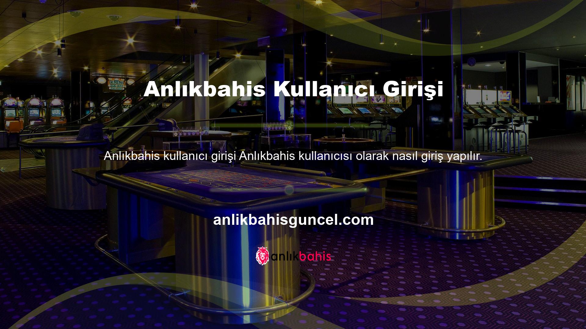 Tüm canlı bahis ofisi hizmetlerinden yararlanmak için, sadece bir Anlıkbahis kullanıcısı olarak kaydolmanız gerekir, bu çok basit bir çözümdür